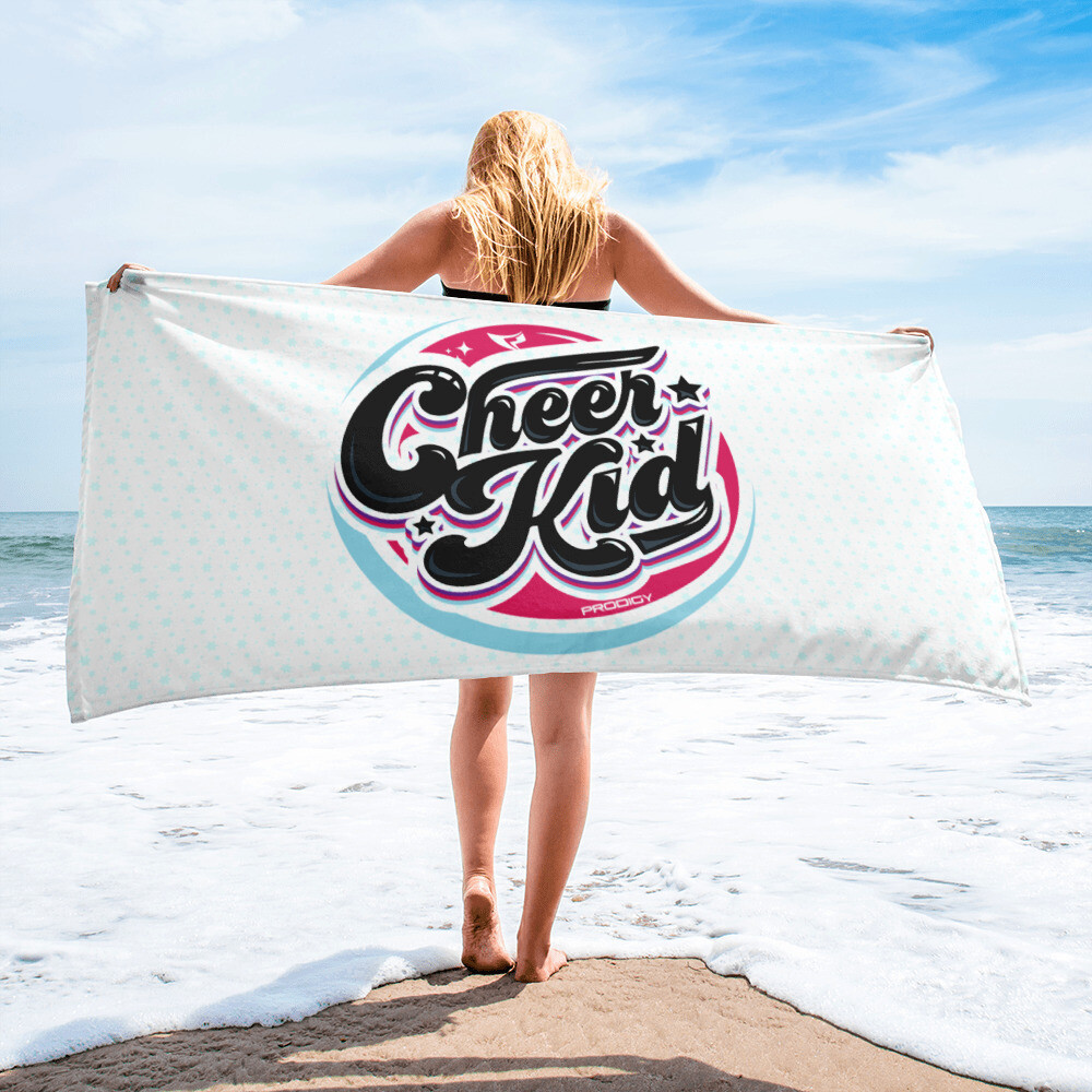 Beach Towel (Cheer Kid Retro) Beach Towel (Cheer Kid Retro)