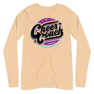 Unisex Long Sleeve Tee (Cheer Coach Retro) Unisex Long Sleeve Tee (Cheer Coach Retro)