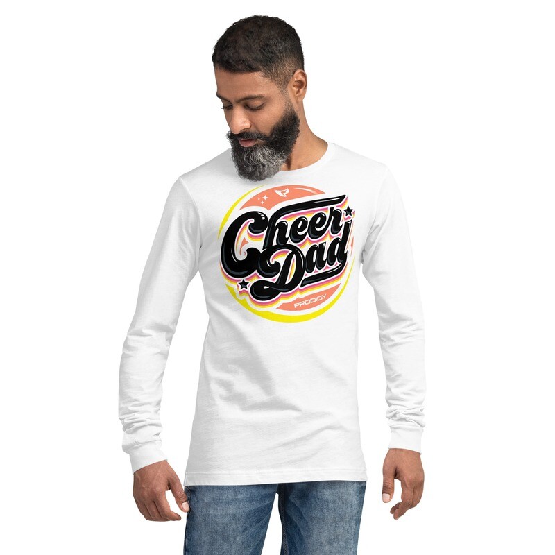Unisex Long Sleeve Tee (Cheer Dad Retro) Unisex Long Sleeve Tee (Cheer Dad Retro)