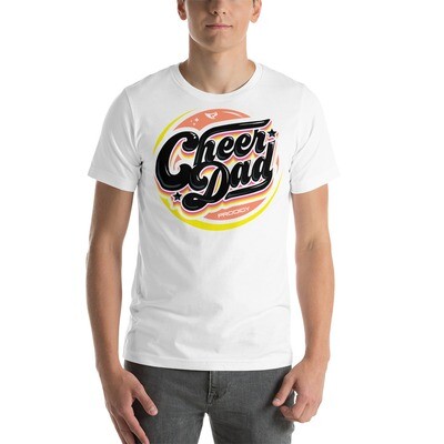 Unisex T-shirt (Cheer Dad Retro)