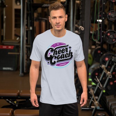 Unisex T-shirt (Cheer Coach Retro)