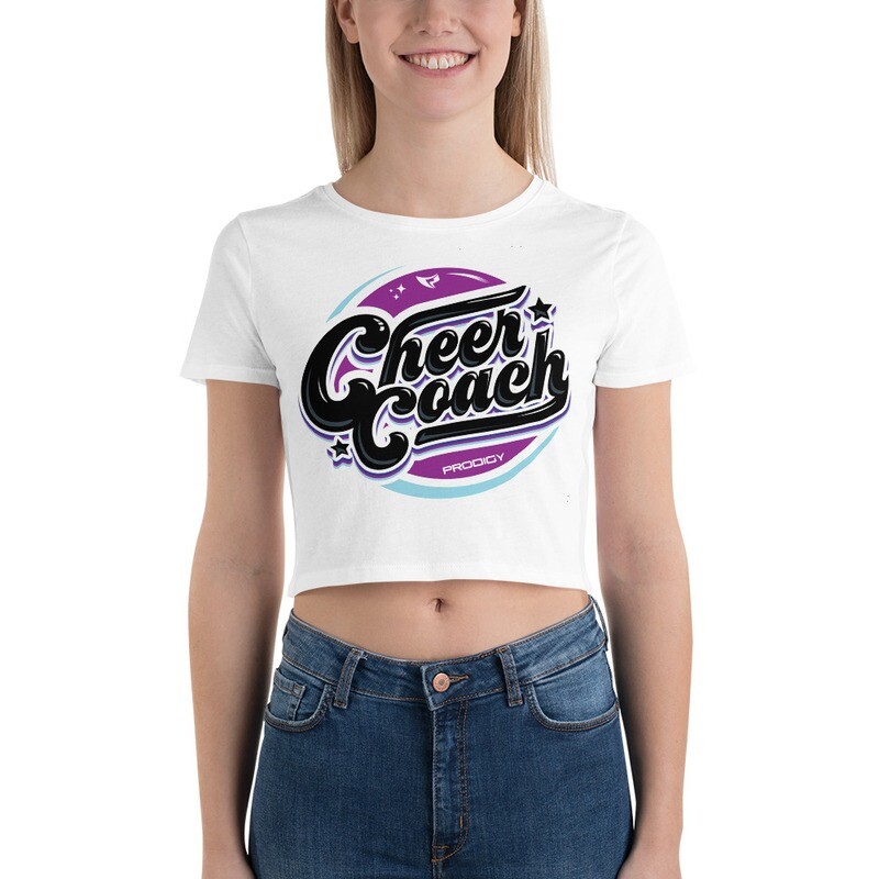 Women’s Crop Tee (Cheer Coach Retro) Women’s Crop Tee (Cheer Coach Retro)