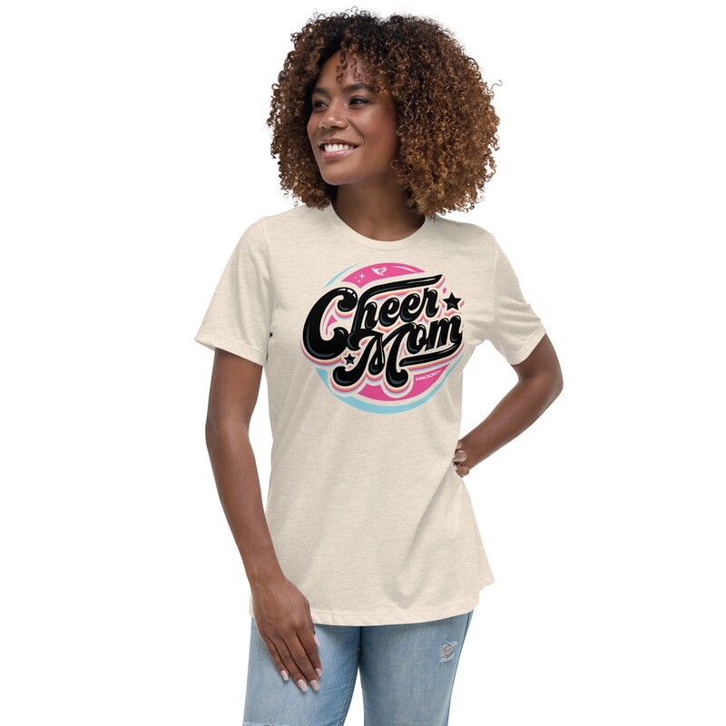 Women's Relaxed T-Shirt (Cheer Mom Retro) Women's Relaxed T-Shirt (Cheer Mom Retro)