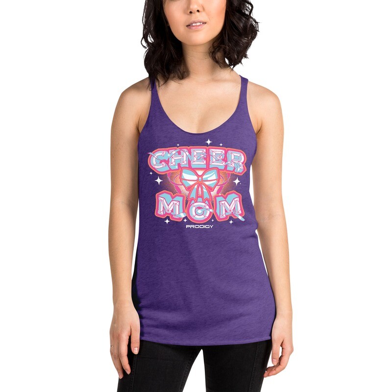 Women's Racerback Tank (Cheer Mom Bow) Women's Racerback Tank (Cheer Mom Bow)