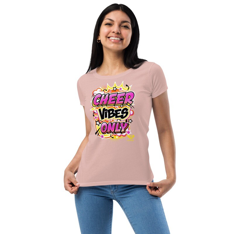 Women’s Fitted T-shirt (Cheer Vibes Only 2) Women’s Fitted T-shirt (Cheer Vibes Only 2)