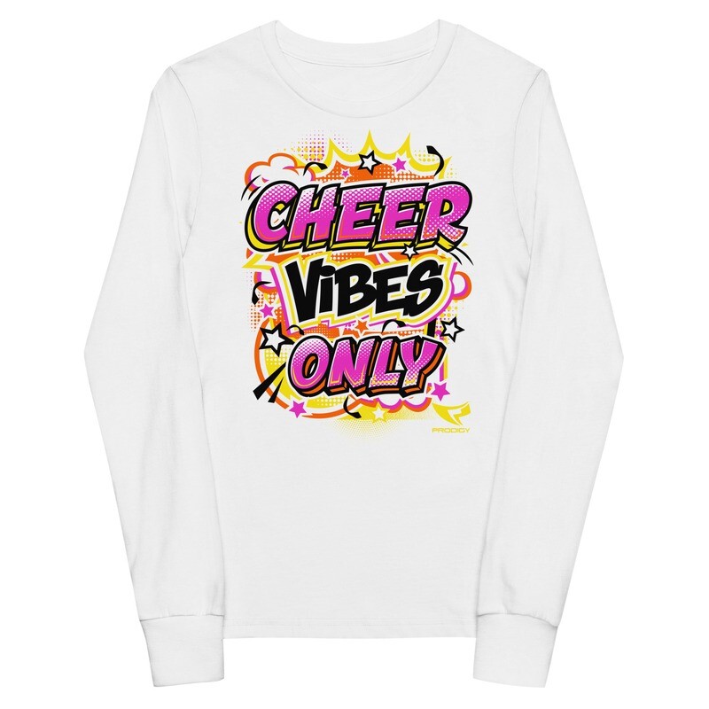 Youth Long Sleeve Tee (Cheer Vibes Only) Youth Long Sleeve Tee (Cheer Vibes Only)