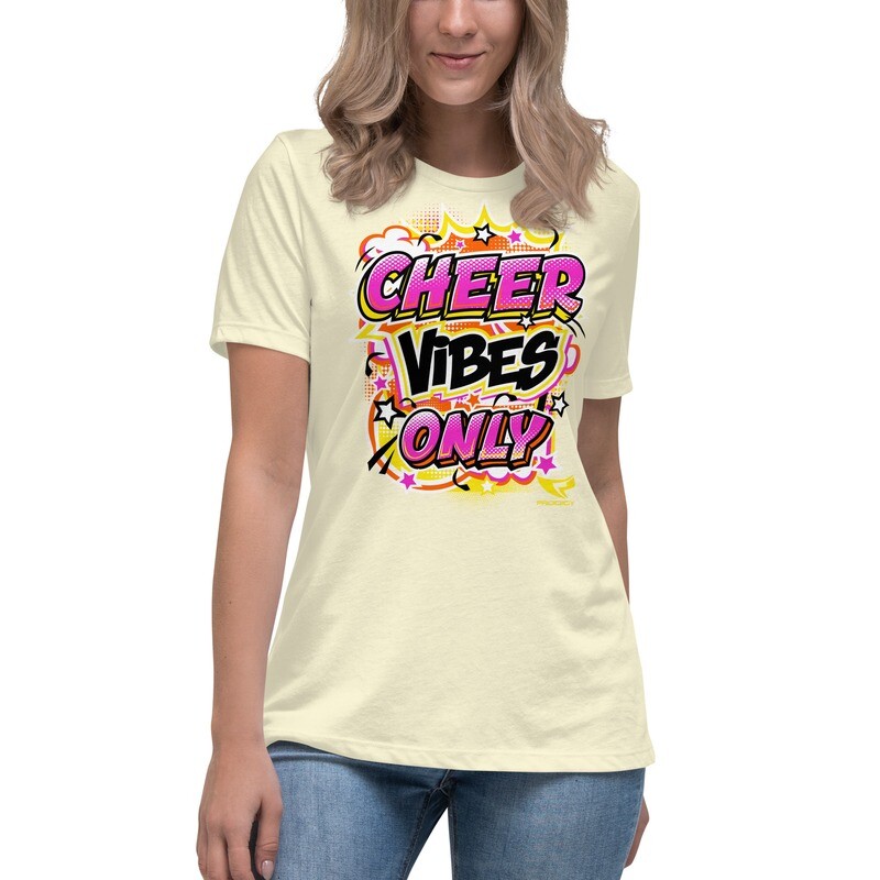 Women's Relaxed T-Shirt (Cheer Vibes Only) Women's Relaxed T-Shirt (Cheer Vibes Only)