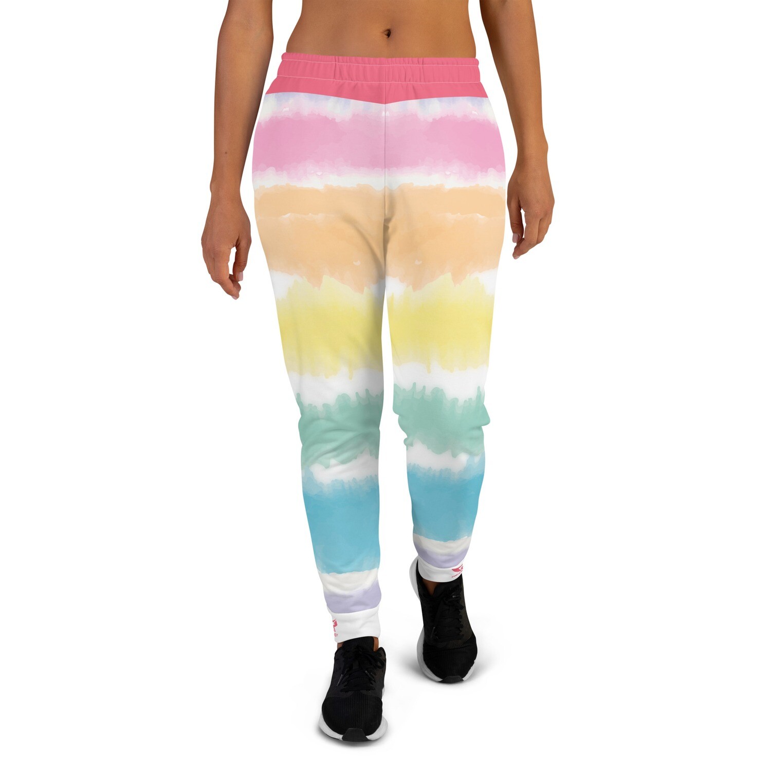 Women's Athletic Joggers (Watercolor Wonder), Size: XS