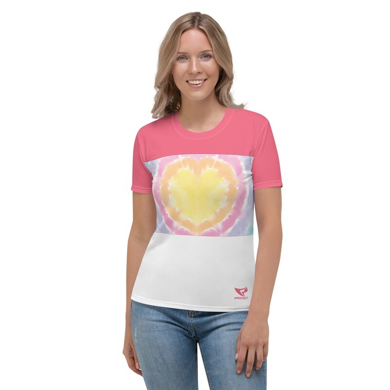 Women's Athletic T-shirt (Watercolor Wonder) Women's Athletic T-shirt (Watercolor Wonder)