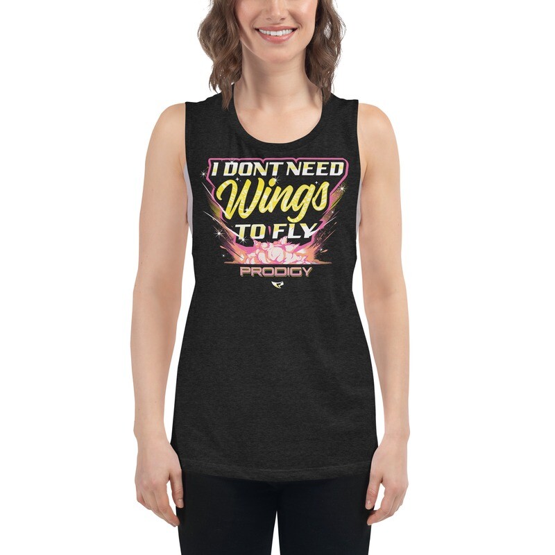 Ladies’ Muscle Tank (Dont Need Wings 2) Ladies’ Muscle Tank (Dont Need Wings 2)
