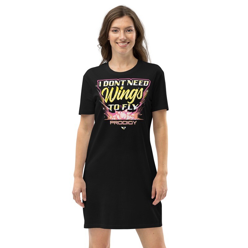 Organic T-shirt Dress (Dont Need Wings 2) Organic T-shirt Dress (Dont Need Wings 2)