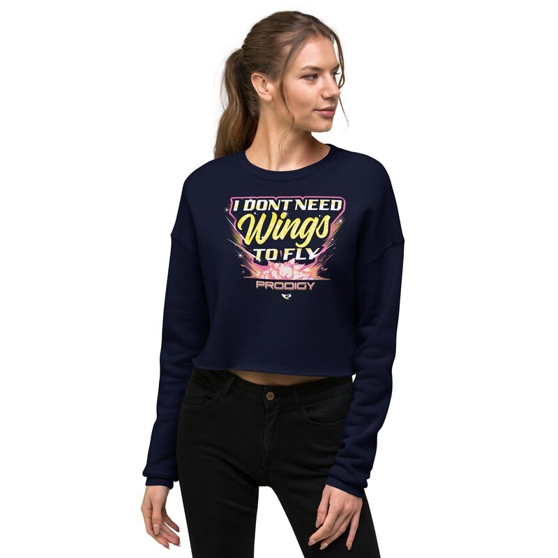 Crop Sweatshirt (Dont Need Wings 2) Crop Sweatshirt (Dont Need Wings 2)