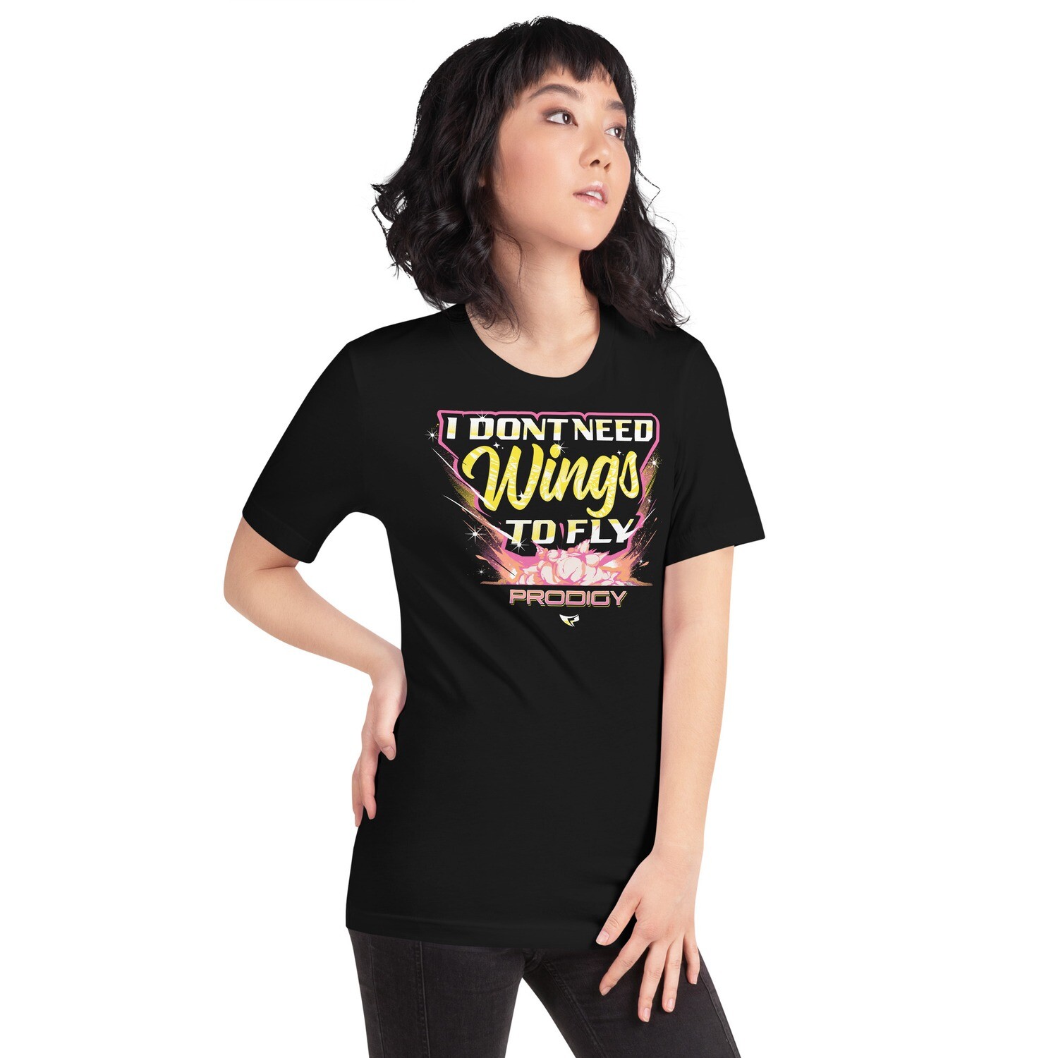 Unisex T-shirt (Dont Need Wings 2) Unisex T-shirt (Dont Need Wings 2), Color: Black, Size: XS