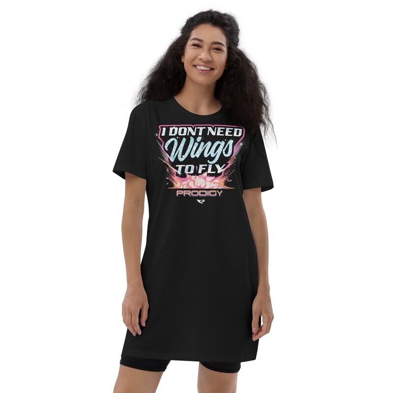 Organic T-shirt Dress (Dont Need Wings) Organic T-shirt Dress (Dont Need Wings)