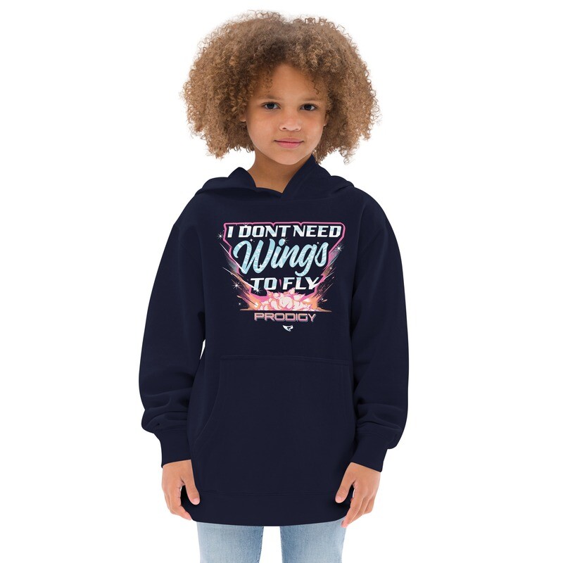 Kids Fleece Hoodie (Dont Need Wings) Kids Fleece Hoodie (Dont Need Wings)
