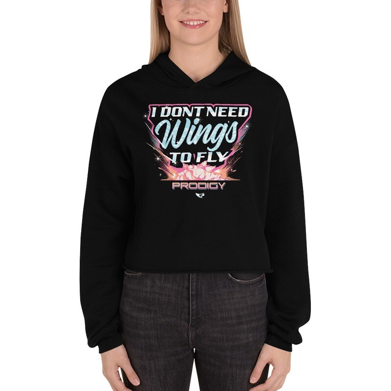 Crop Hoodie (Dont Need Wings) Crop Hoodie (Dont Need Wings)