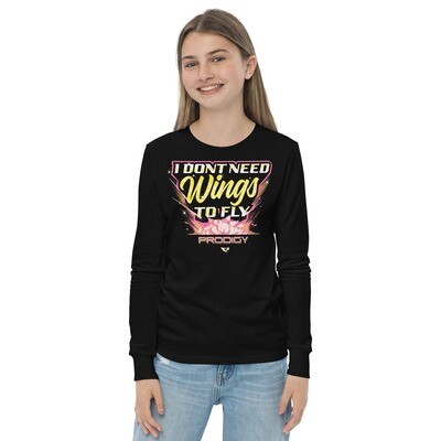 Youth Long Sleeve Tee (Dont Need Wings 2) Youth Long Sleeve Tee (Dont Need Wings 2)