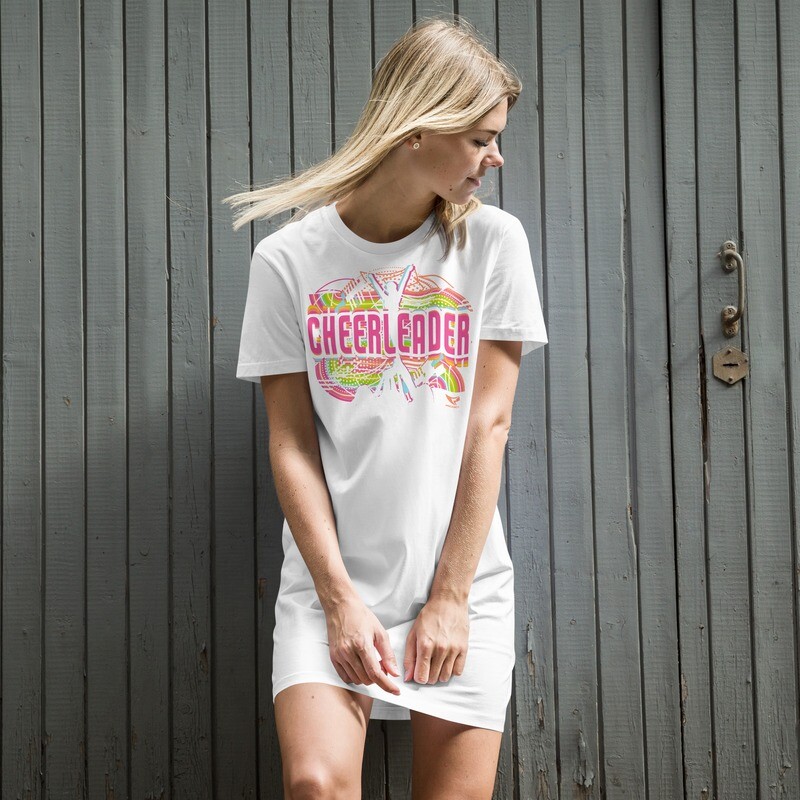 Organic T-shirt Dress (Summer Cheerleader)