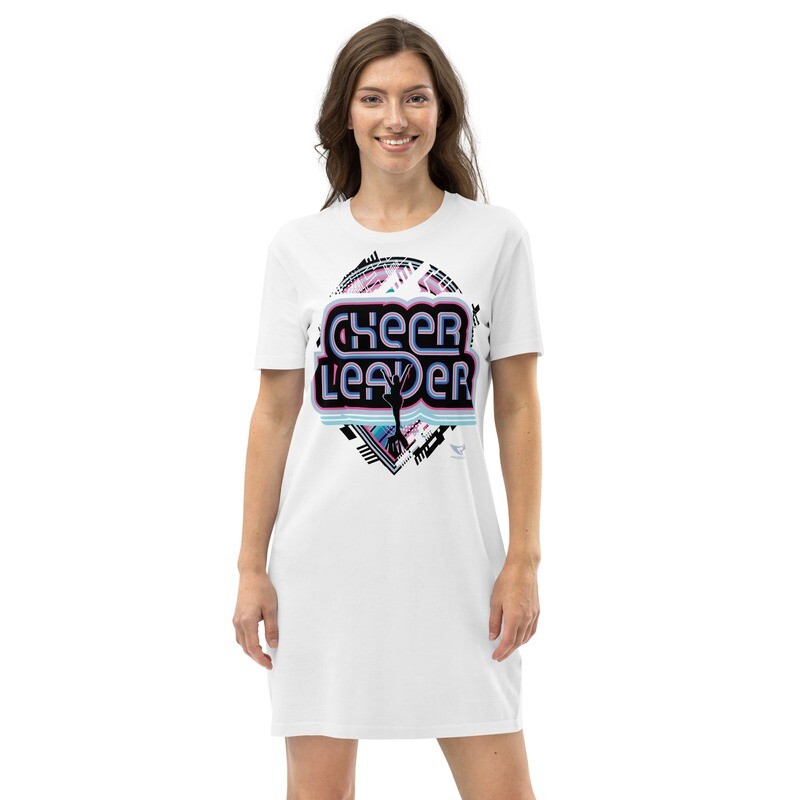 Organic T-shirt Dress (Retro-Tech Cheerleader 2) Organic T-shirt Dress (Retro-Tech Cheerleader 2)