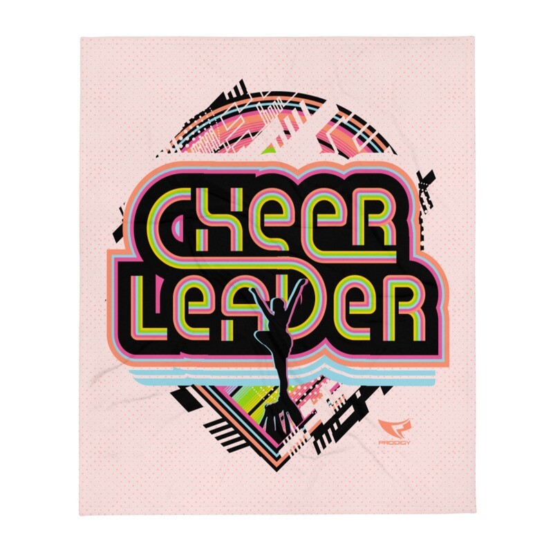 Throw Blanket (Retro-Tech Cheerleader) Throw Blanket (Retro-Tech Cheerleader)