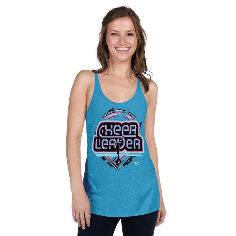 Women's Racerback Tank (Retro-Tech Cheerleader 2) Women's Racerback Tank (Retro-Tech Cheerleader 2)