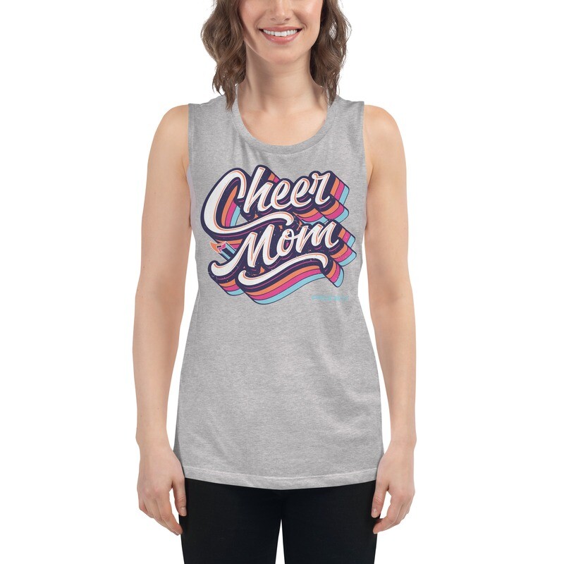 Ladies’ Muscle Tank (Cheer Mom Trail) Ladies’ Muscle Tank (Cheer Mom Trail)