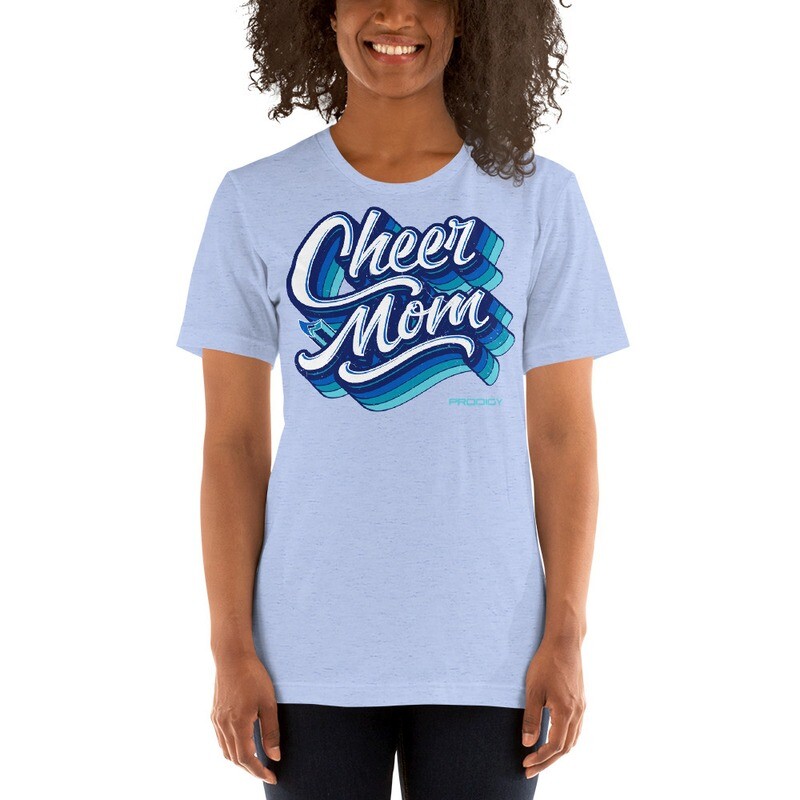 Unisex T-shirt (Cheer Mom Trail-Blue) Unisex T-shirt (Cheer Mom Trail-Blue)