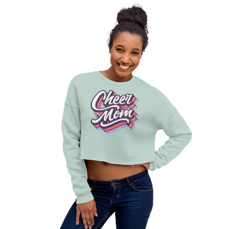 Crop Sweatshirt (Cheer Mom Trail) Crop Sweatshirt (Cheer Mom Trail)