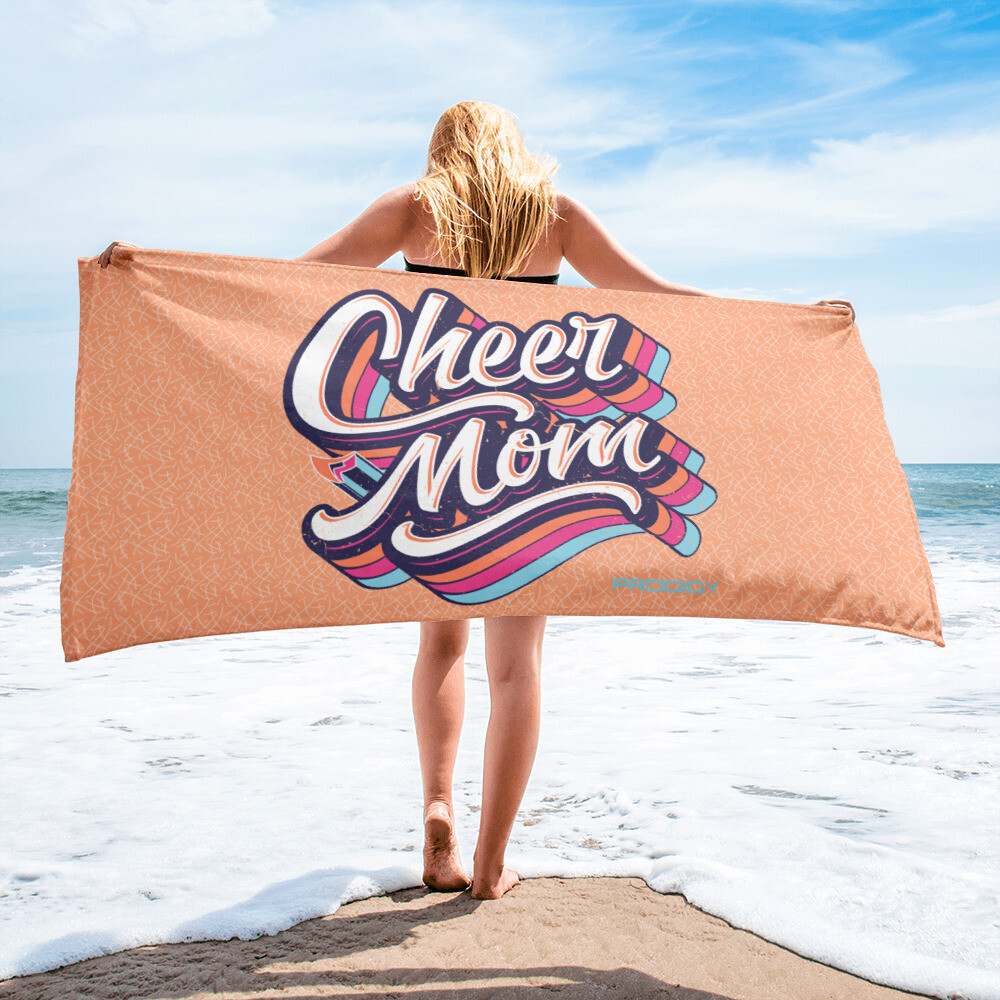 Beach Towel (Cheer Mom Trail) Beach Towel (Cheer Mom Trail)