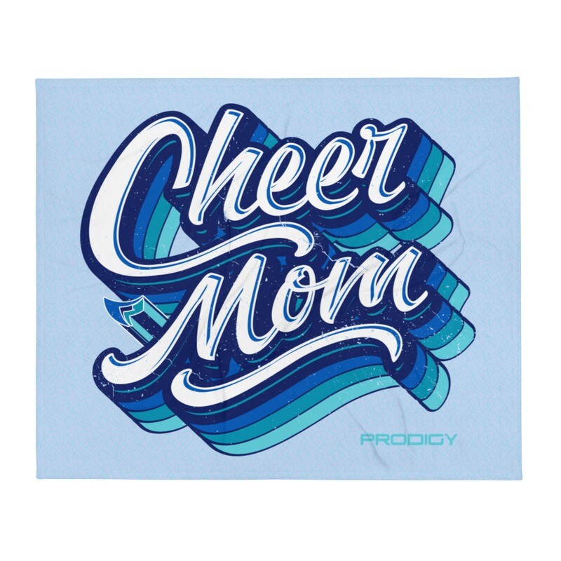 Throw Blanket (Cheer Mom Trail-Blue) Throw Blanket (Cheer Mom Trail-Blue)