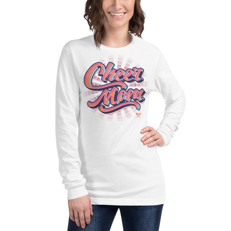 Unisex Long Sleeve Tee (Cheer Mom Spiro) Unisex Long Sleeve Tee (Cheer Mom Spiro)