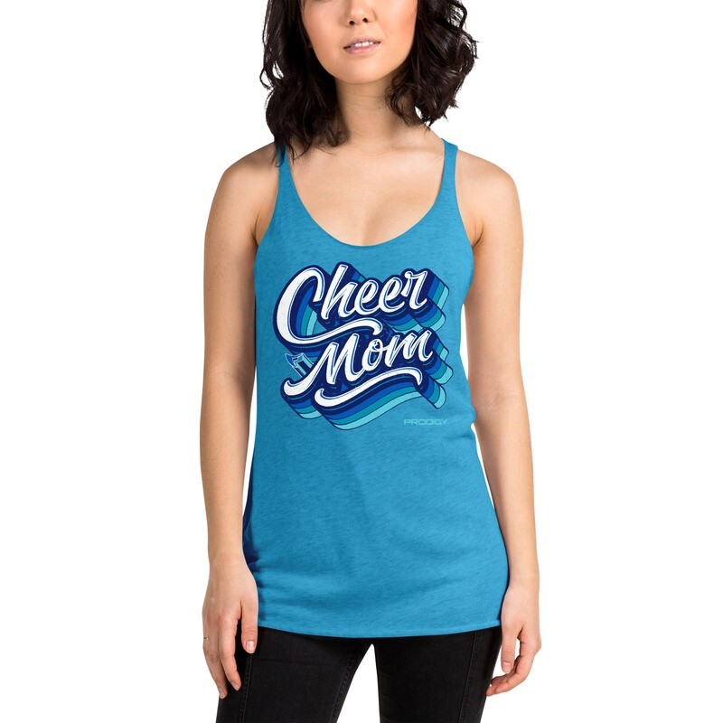 Women's Racerback Tank (Cheer Mom Trail-Blue) Women's Racerback Tank (Cheer Mom Trail-Blue)