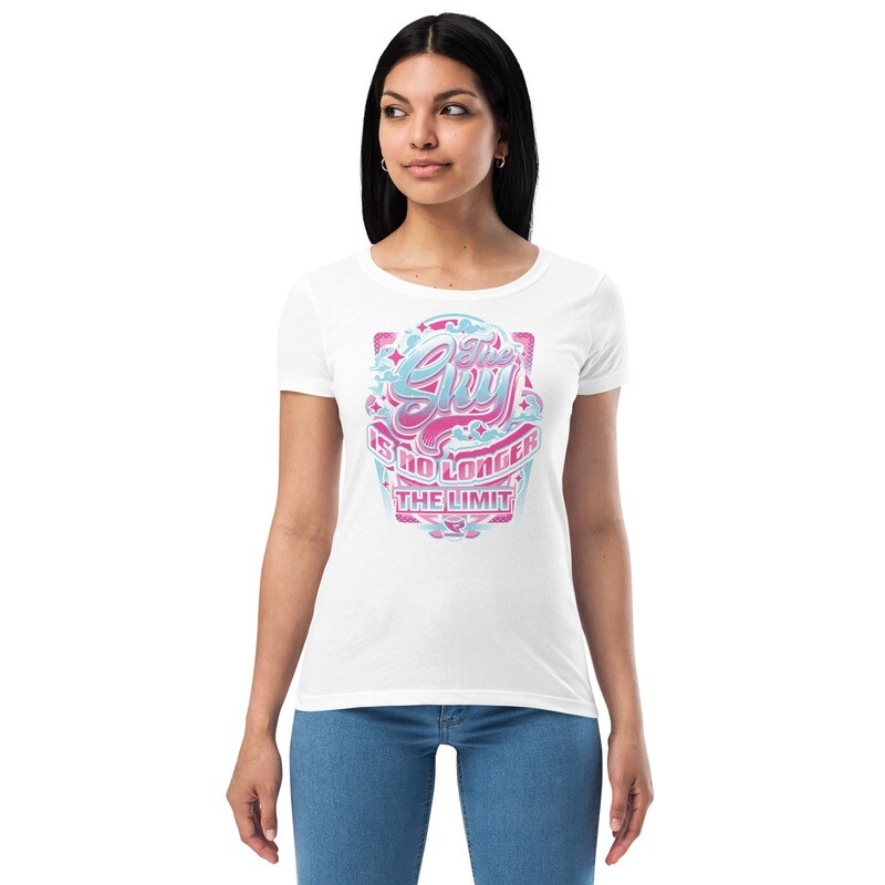 Women’s Fitted T-shirt (Sky No Limit) Women’s Fitted T-shirt (Sky No Limit)