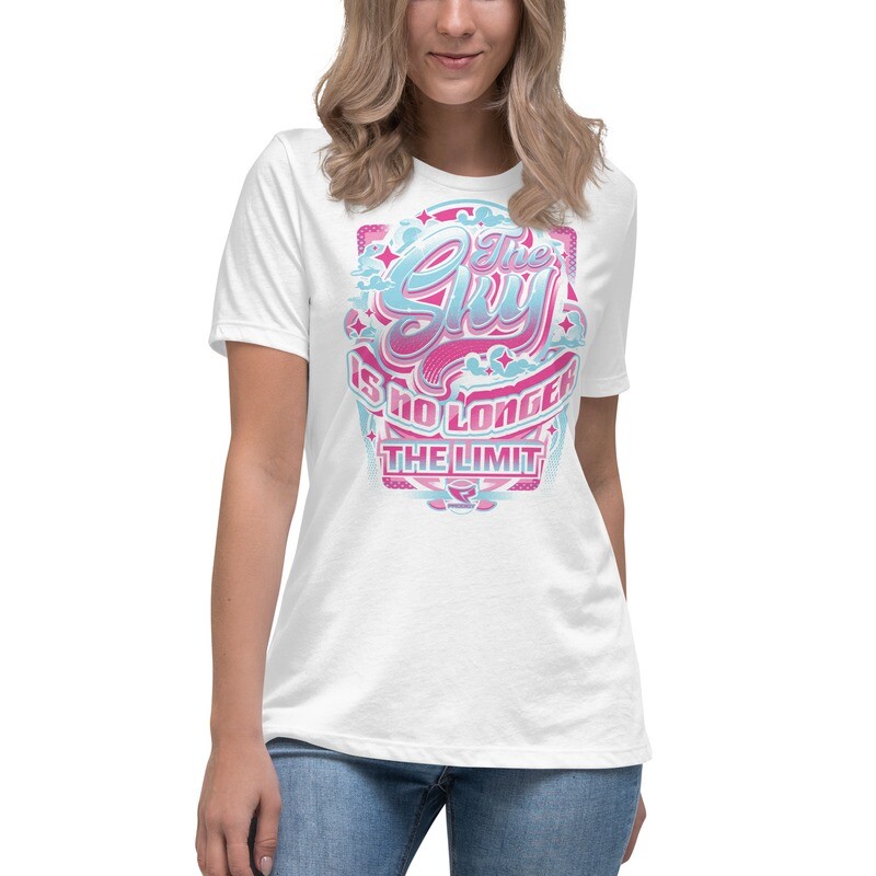 Women's Relaxed T-Shirt (Sky No Limit) Women's Relaxed T-Shirt (Sky No Limit)