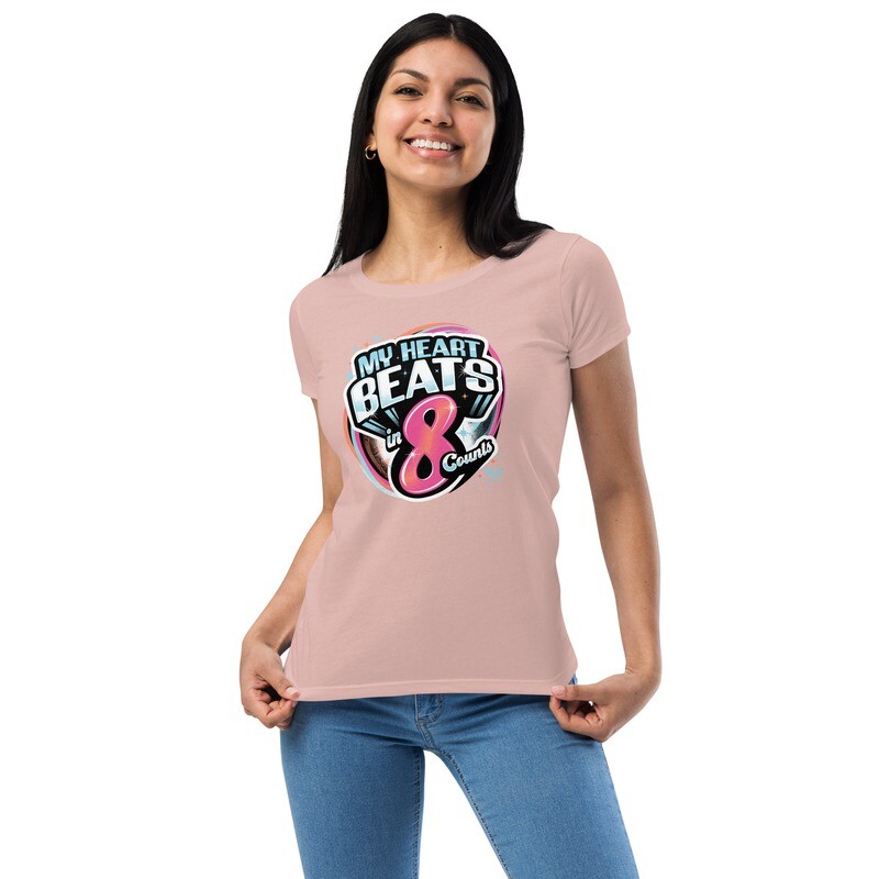 Women’s Fitted T-shirt (8 Count Heart) Women’s Fitted T-shirt (8 Count Heart)