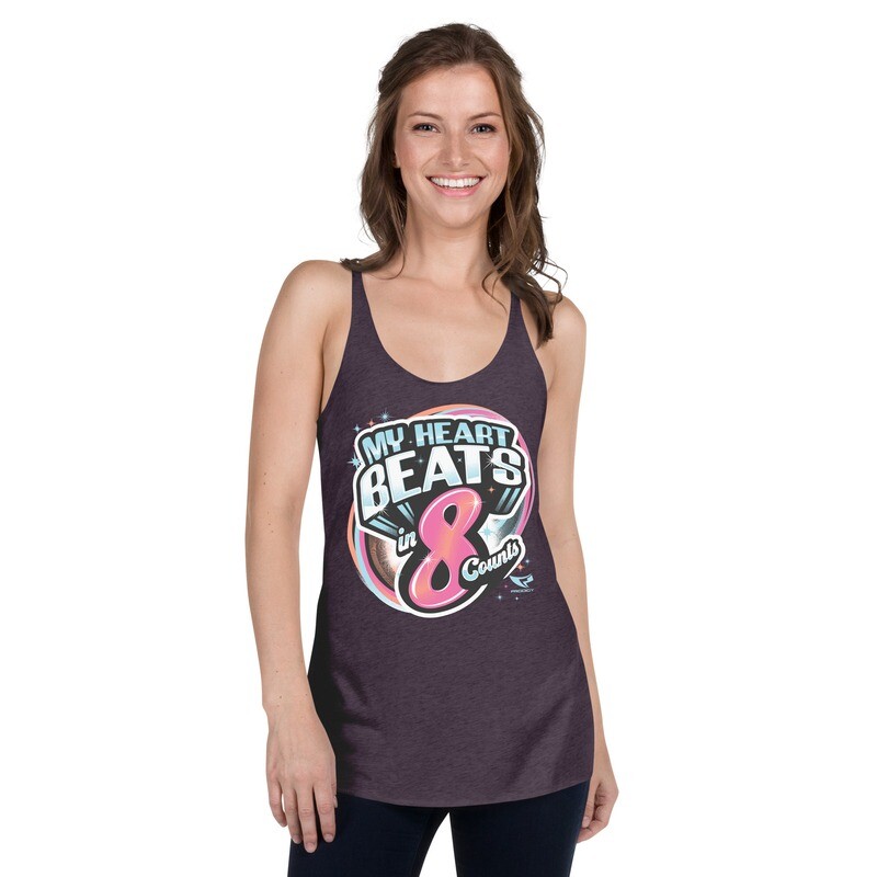 Women's Racerback Tank (8 Count Heart) Women's Racerback Tank (8 Count Heart)