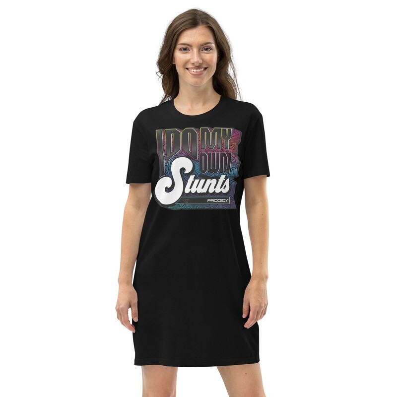 Organic T-shirt Dress (My Own Stunts), Size: XS