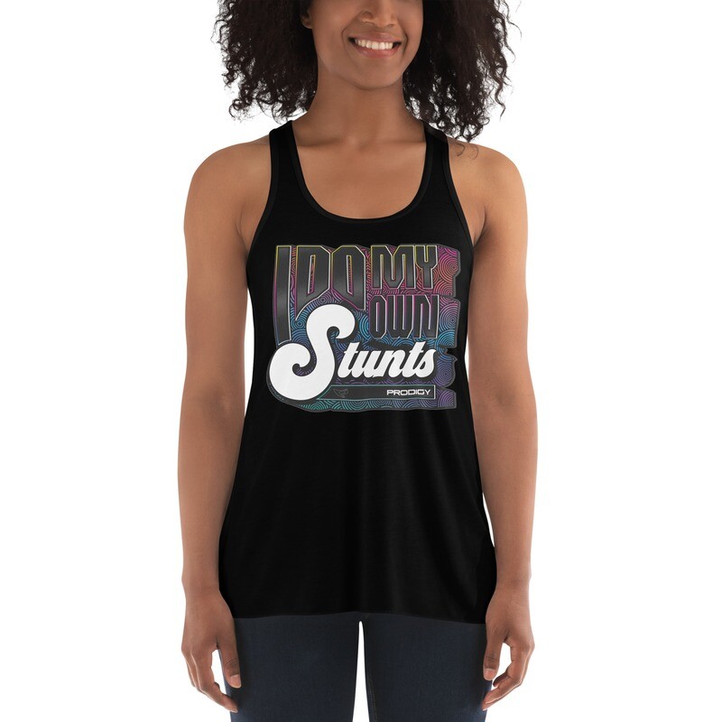 Women's Flowy Racerback Tank (My Own Stunts) Women's Flowy Racerback Tank (My Own Stunts)