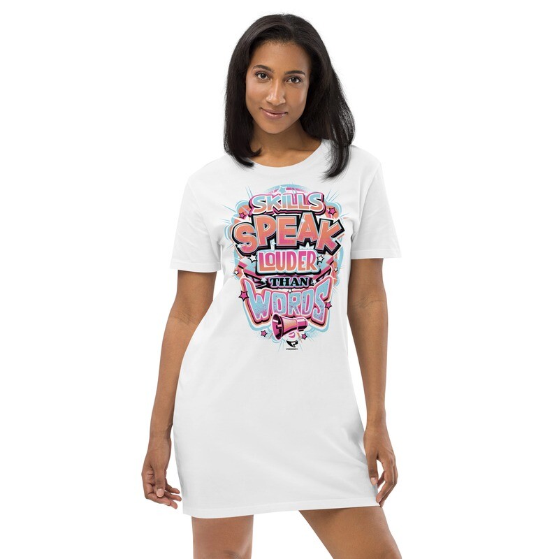 Organic T-shirt Dress (Louder Than Words) Organic T-shirt Dress (Louder Than Words)