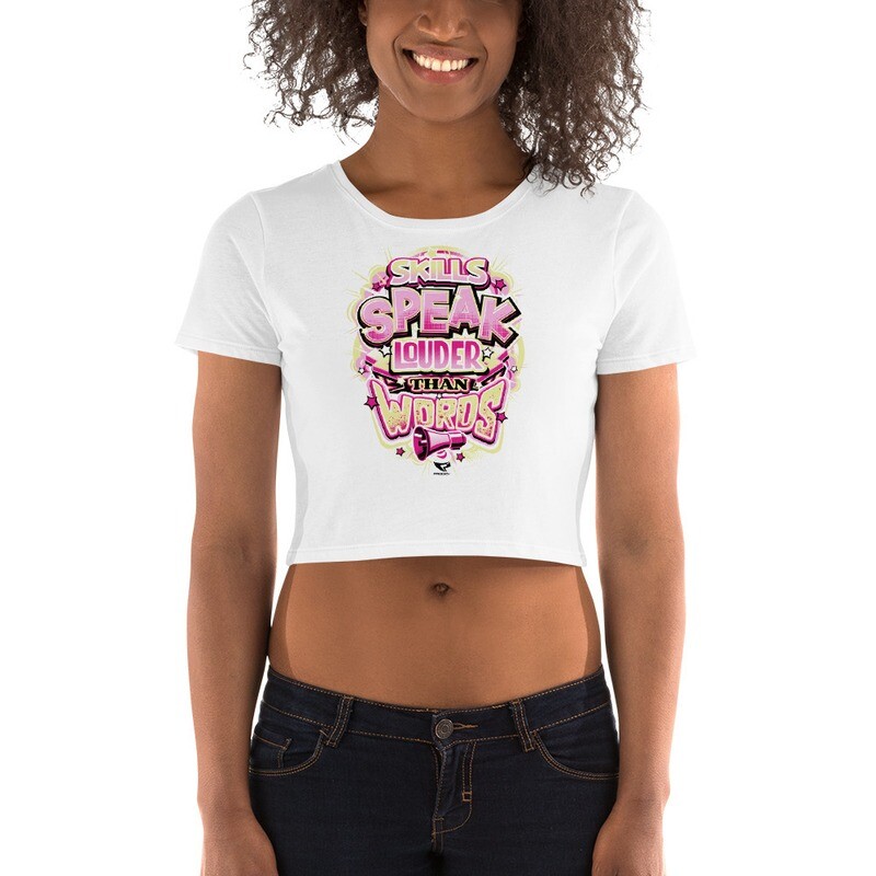 Women’s Crop Tee (Louder Than Words 2) Women’s Crop Tee (Louder Than Words 2)