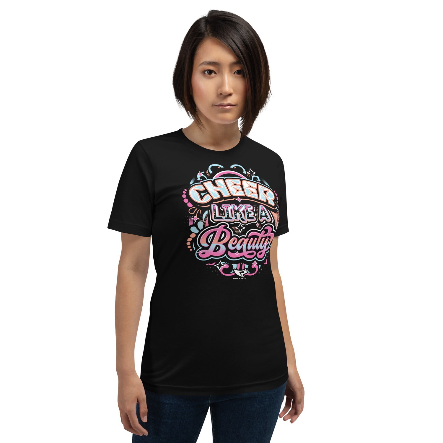 Unisex T-shirt (Beauty & Beast) Unisex T-shirt (Beauty & Beast), Color: Black, Size: XS