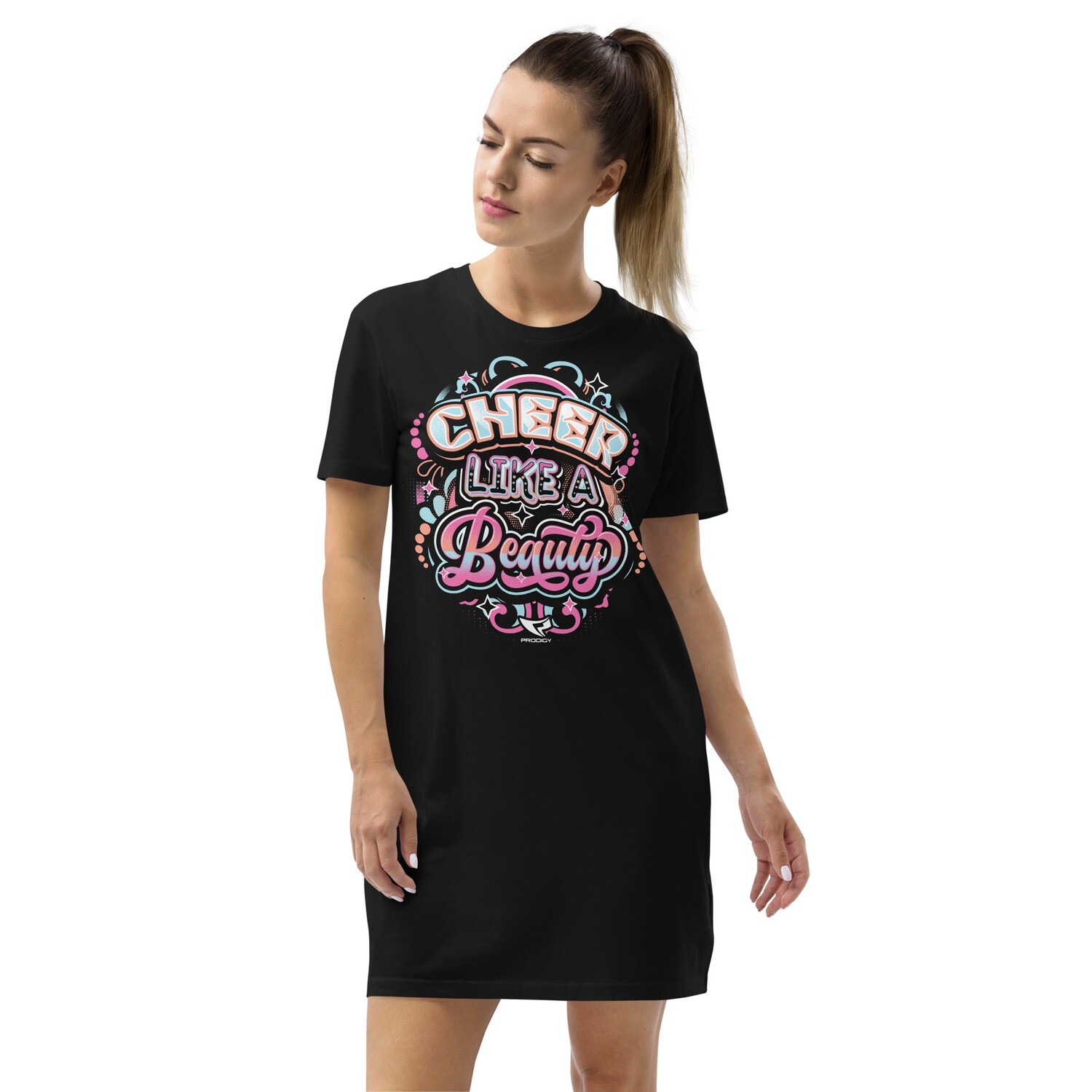 Organic T-shirt Dress (Beauty & Beast) Organic T-shirt Dress (Beauty & Beast), Size: XS