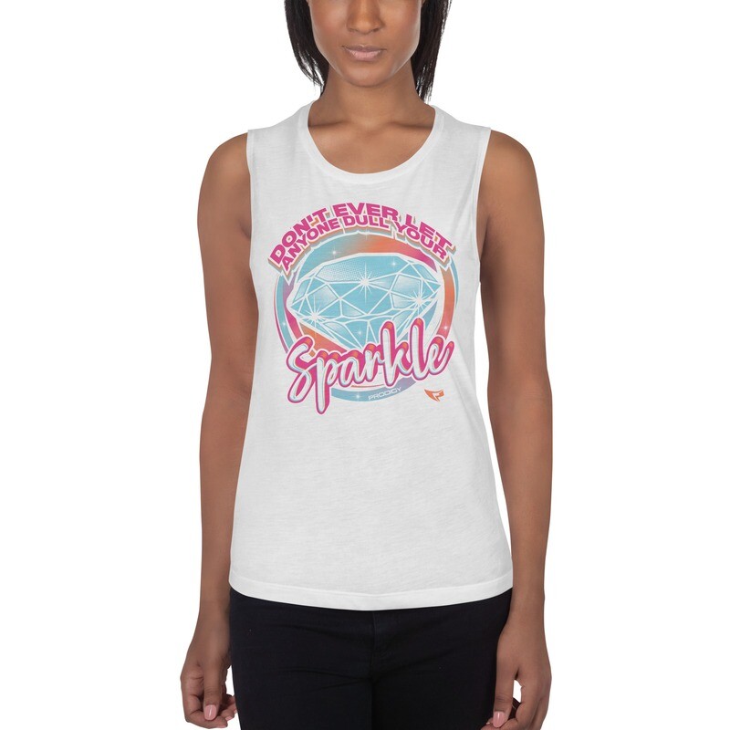 Ladies’ Muscle Tank (No Dull Sparkle) Ladies’ Muscle Tank (No Dull Sparkle)