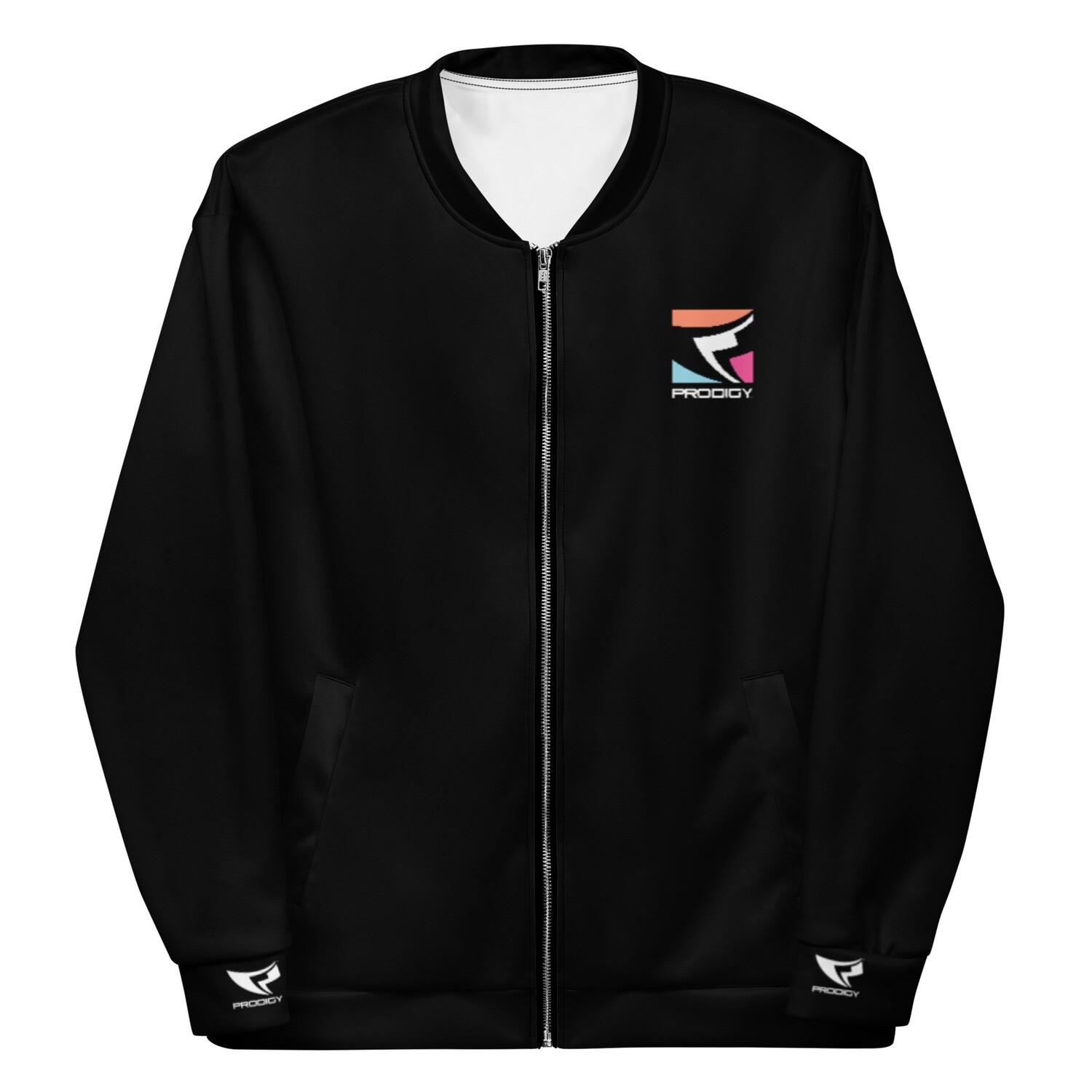 Unisex Bomber Jacket (Tri-Color Logo), Size: XS