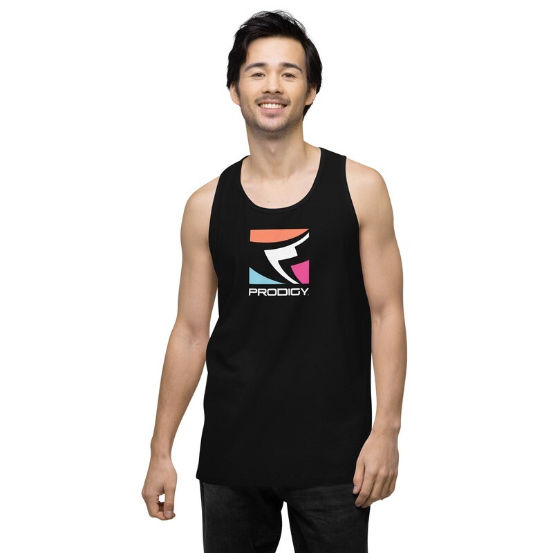Men’s Premium Tank Top (Tri-Color Logo)