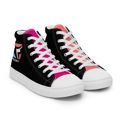 Women’s High-Top Canvas Shoes (Tri-Color Logo) Women’s High-Top Canvas Shoes (Tri-Color Logo)