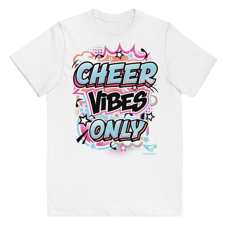 Youth Jersey T-shirt (Cheer Vibes Only) Youth Jersey T-shirt (Cheer Vibes Only)
