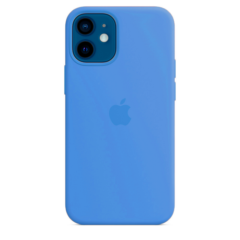 Silicone Case iPhone 12/12 Pro - Celeste