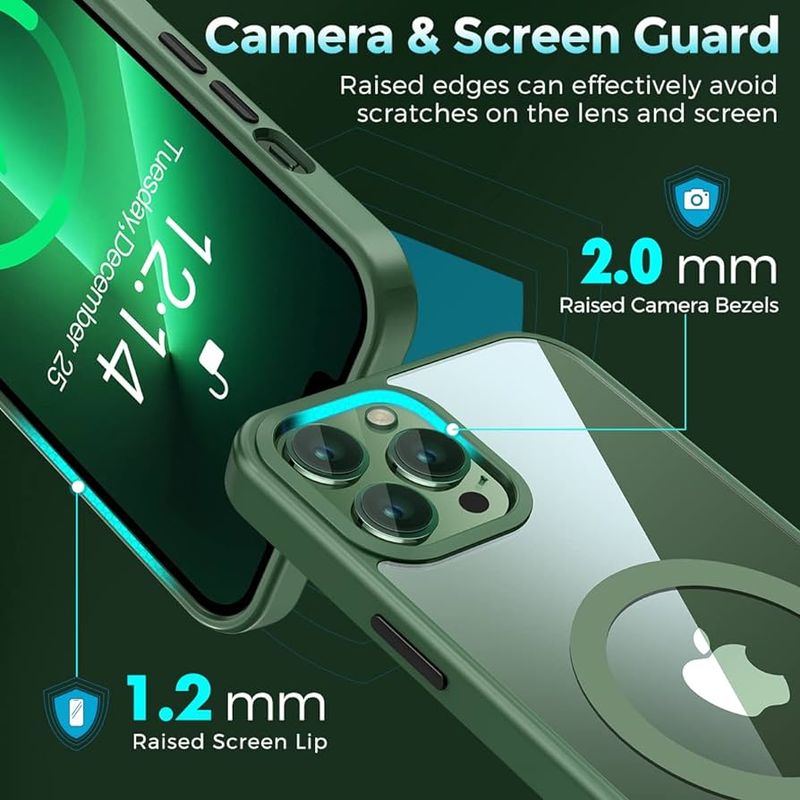Case Magsafe Alto Impacto iPhone 14 Pro - Verde