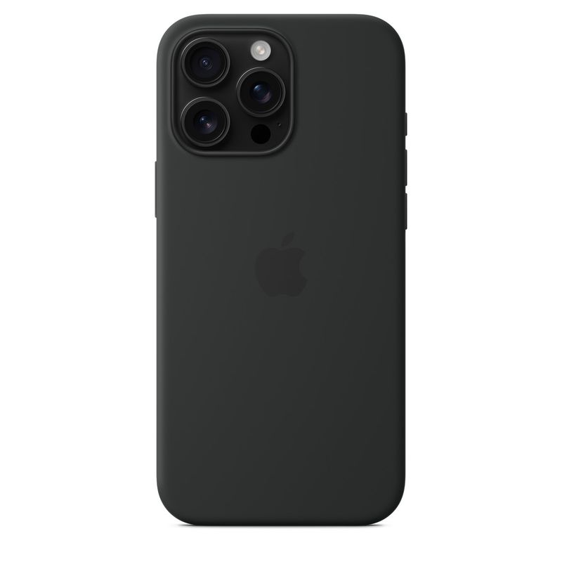 Silicone Case iPhone 16 Pro Max - Negra